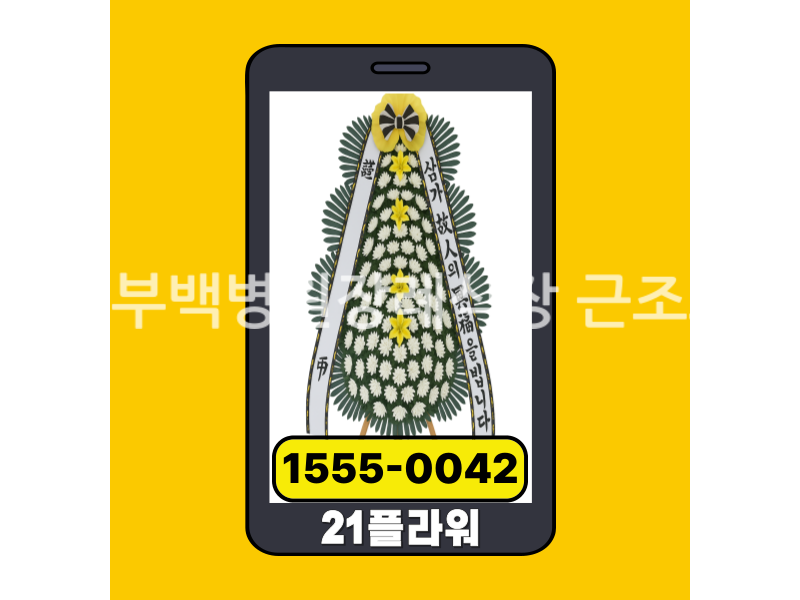 의정부백병원장례식장 근조화환 실제 배송완료 사진