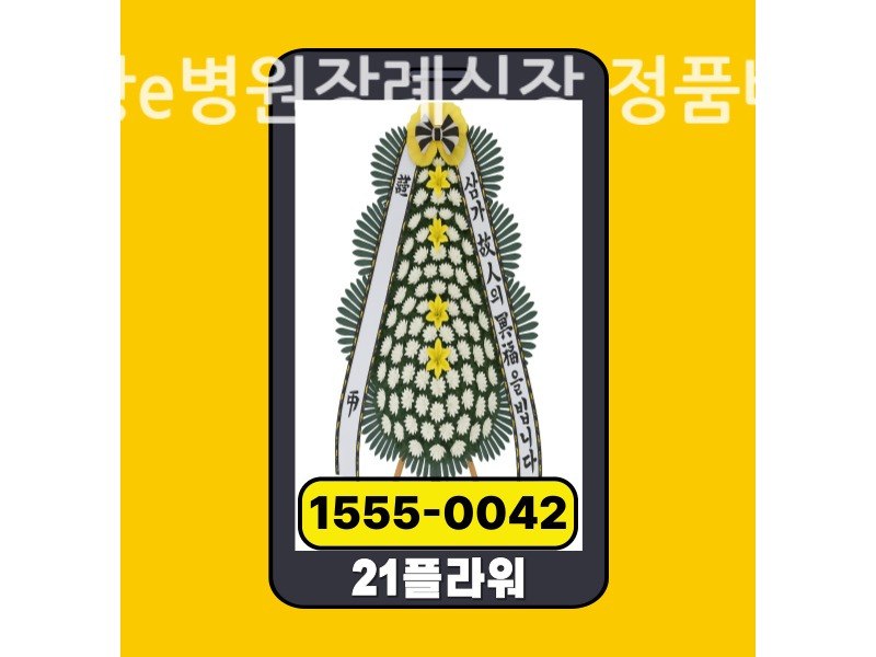 포항e병원장례식장 근조화환 배달 신선도 확인