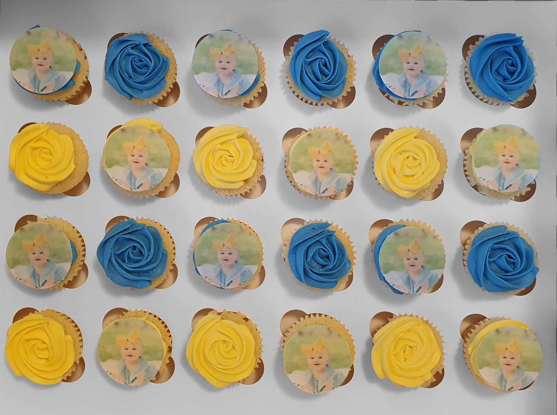 Student 2026 med bild cupcake