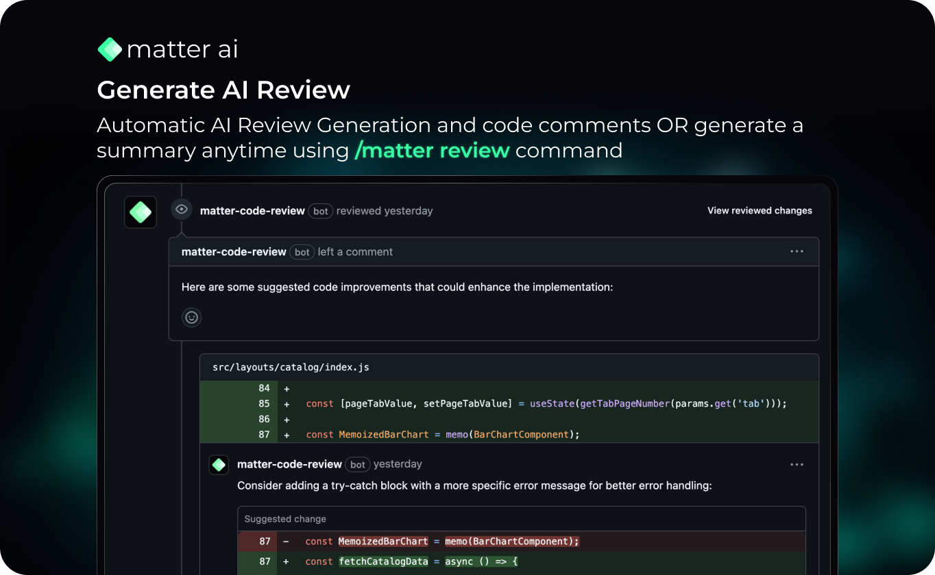 Matter AI Code Review