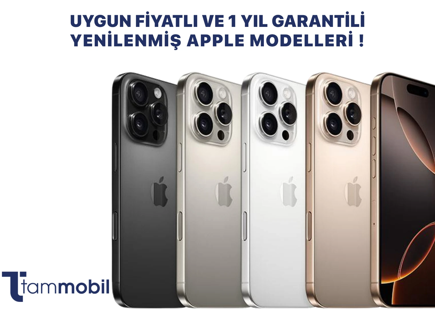 Uygun Fiyatlı ve 1 Yıl Garantili Yenilenmiş Apple Modelleri!