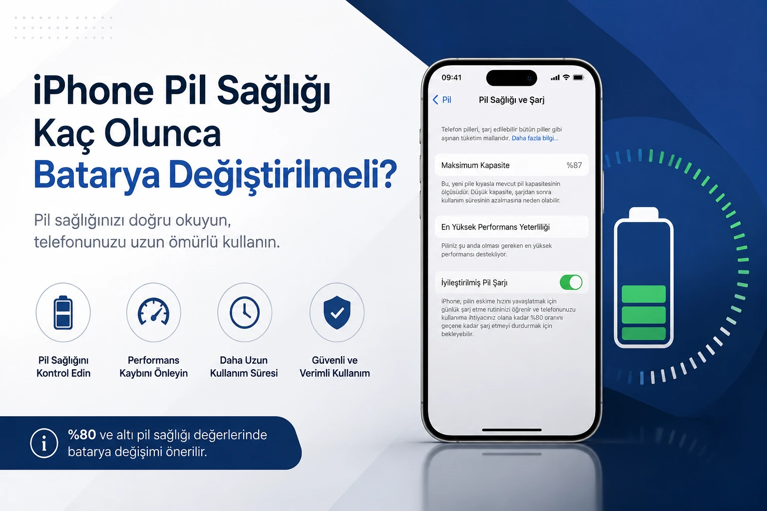 iPhone Pil Sağlığı Kaç Olunca Batarya Değiştirilmeli?
