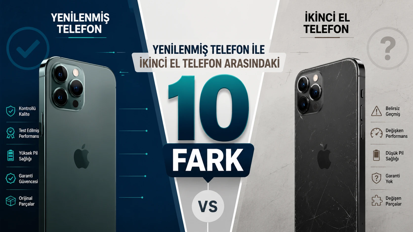 Yenilenmiş Telefon ile İkinci El Telefon Arasındaki 10 Fark
