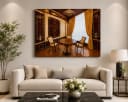 Luxury Classical Interior Handmade Acrylic Painting - Architectural Wall Art (24 x 36 Inch)