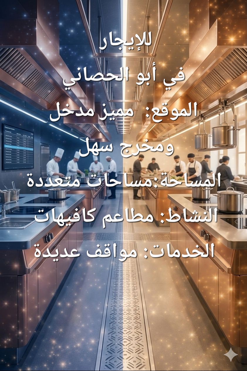 موقع مميز للإيجار فى ابو الحصانى 1
