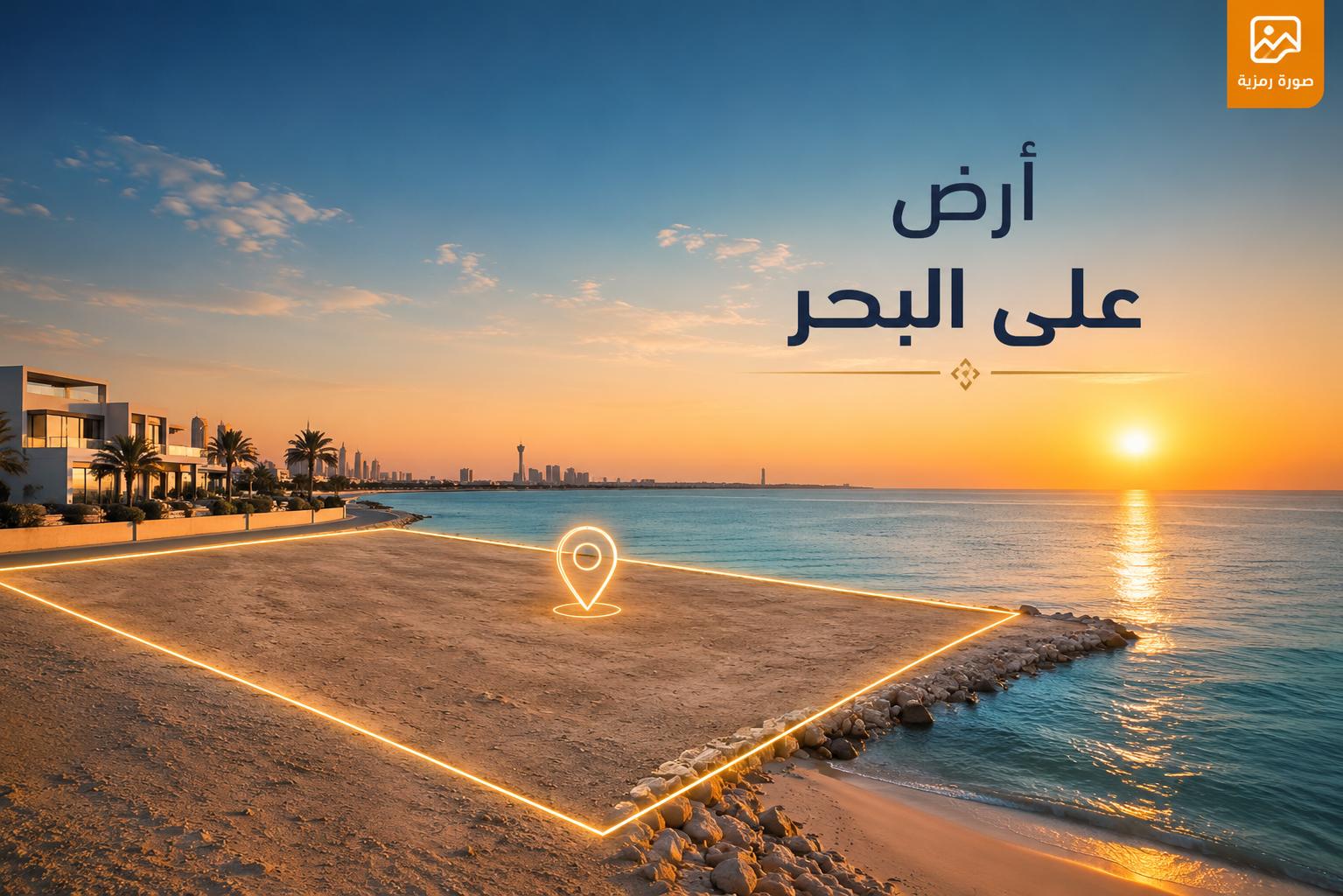 للبيع ارض بالبحرية الثالثه بلوك سي 1