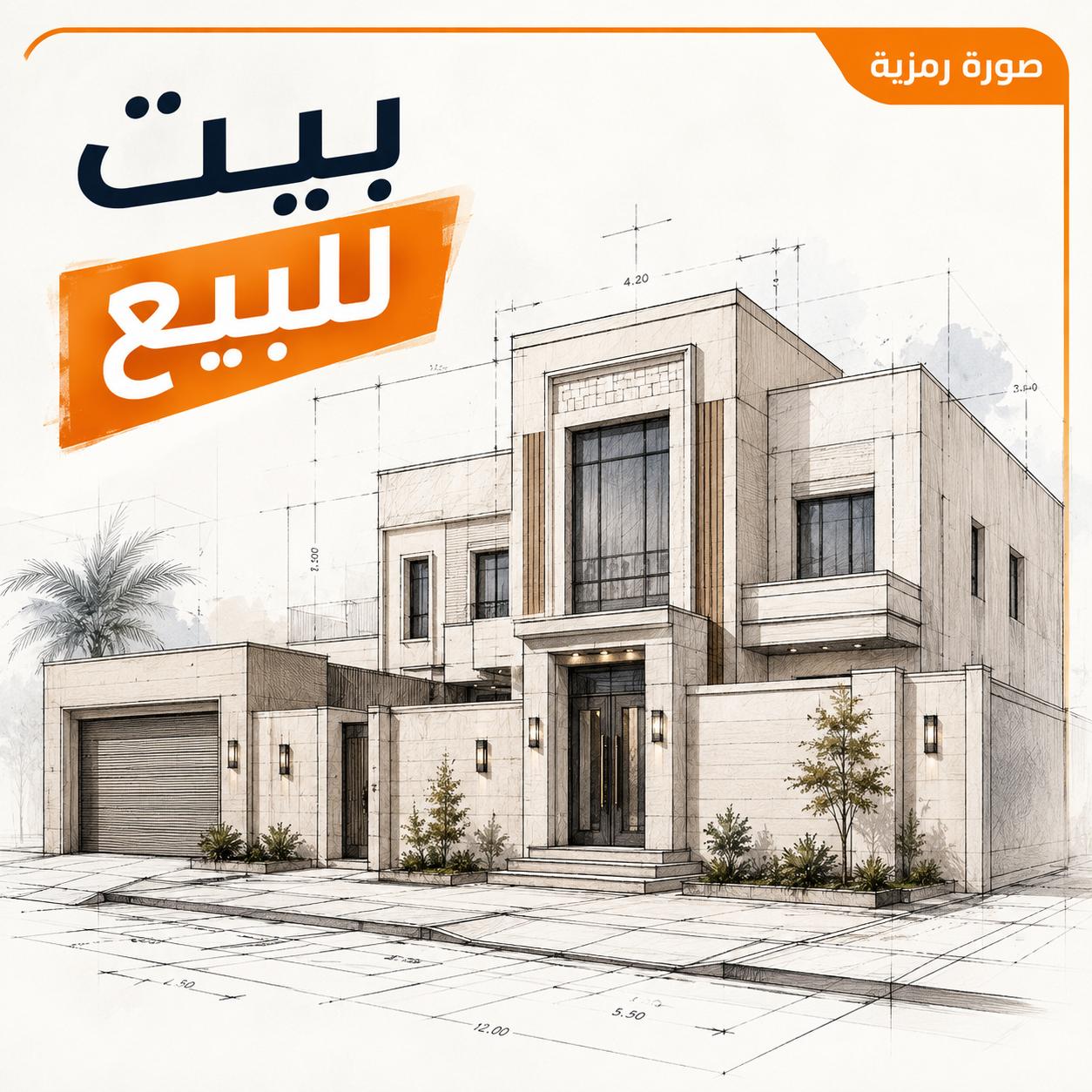 بيت للبيع فى السره واجهه عريضه 1