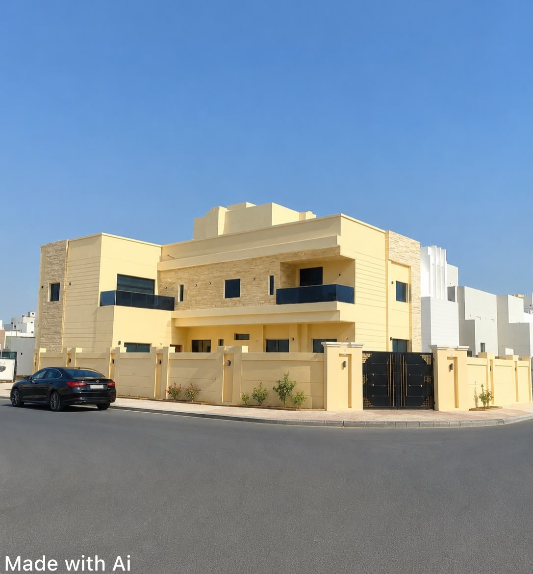 للبيع فيلا زاوية بالوفرة السكنية 1