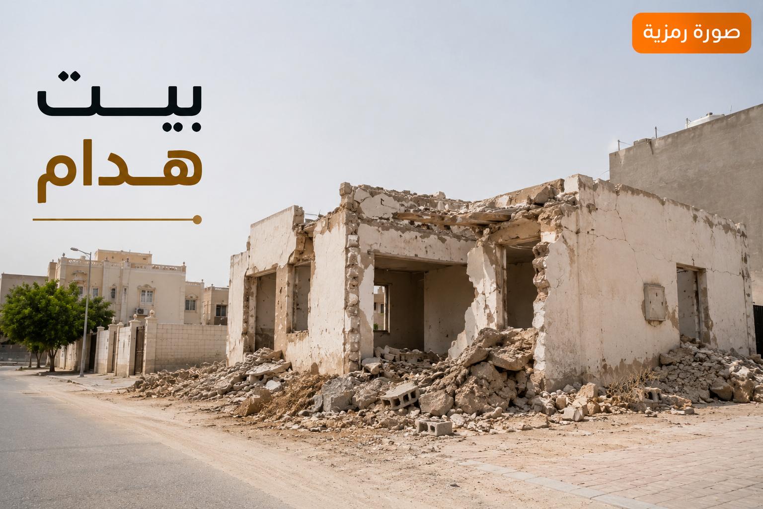 للبيع هدام زاوية فى مشرف 1