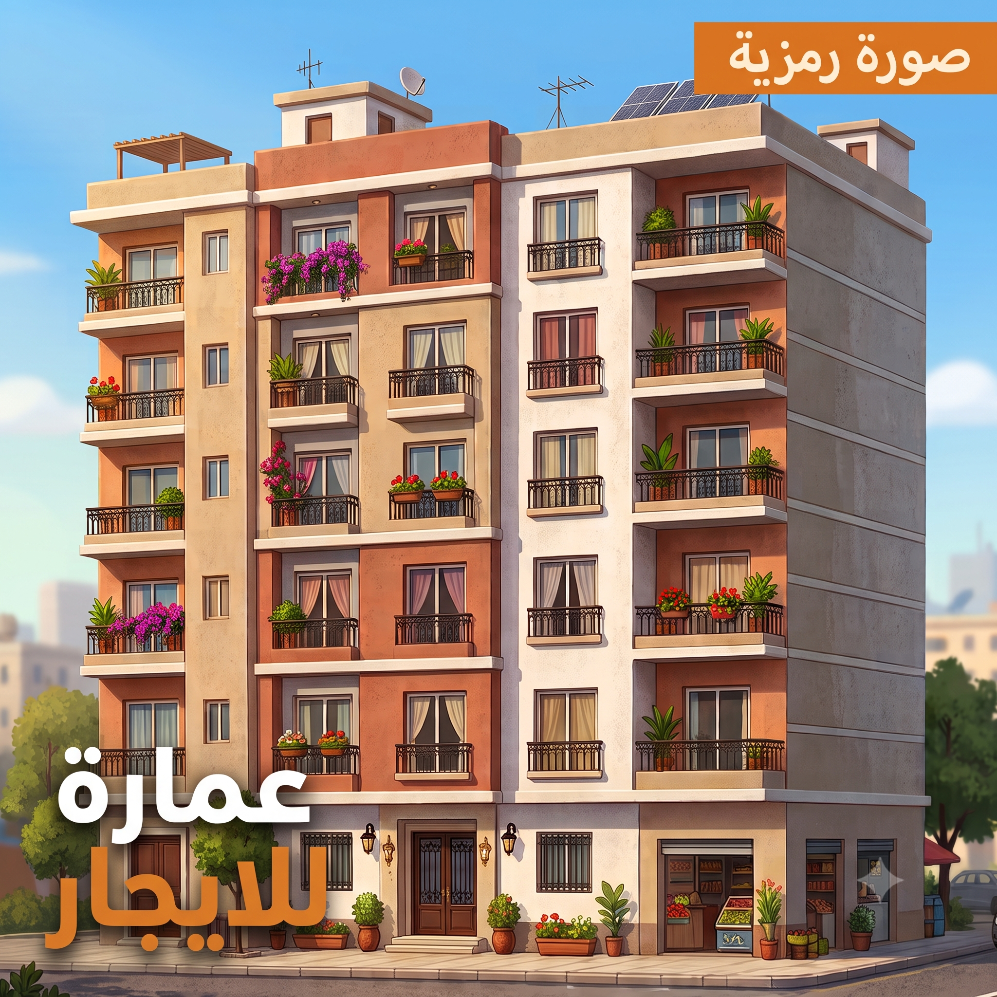 للايجار عماره بالسالميه اول ساكن 1