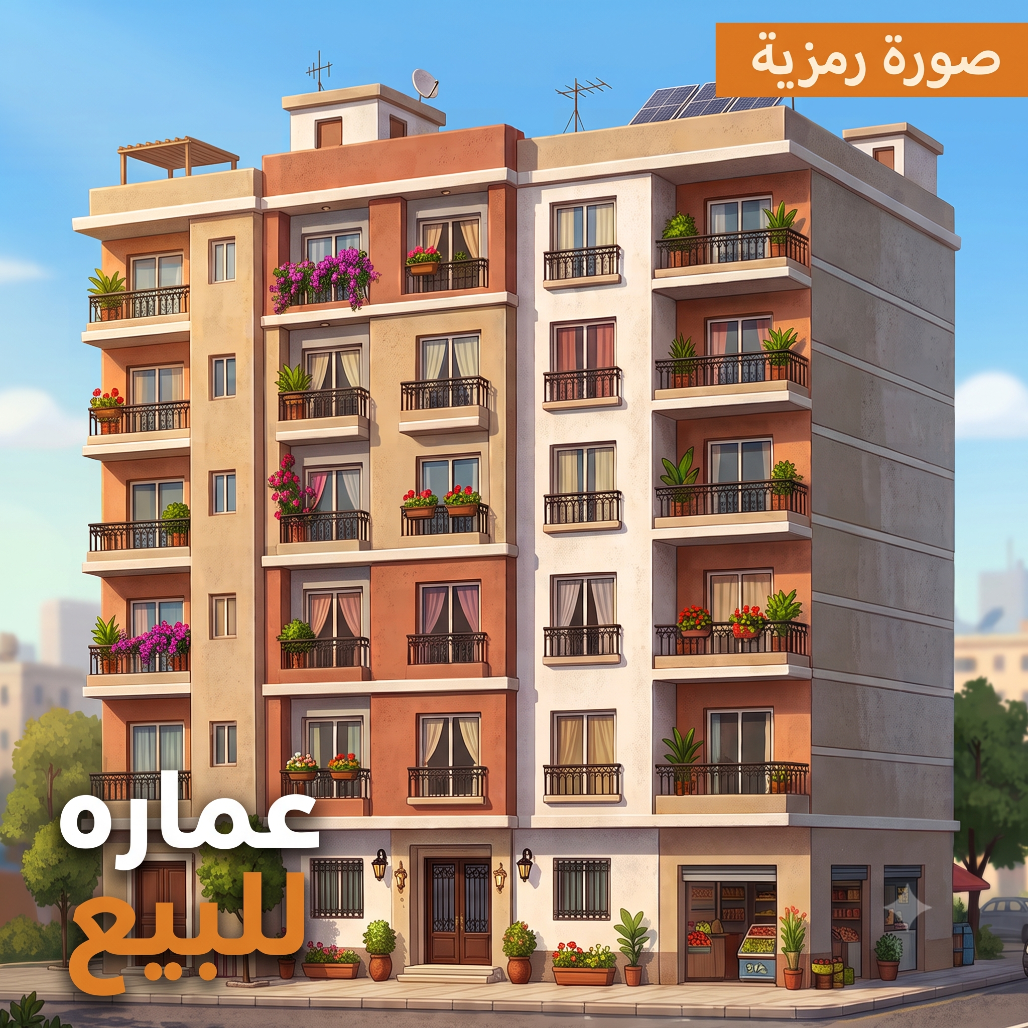 للبيع عمارة في المنقف مدخول 1