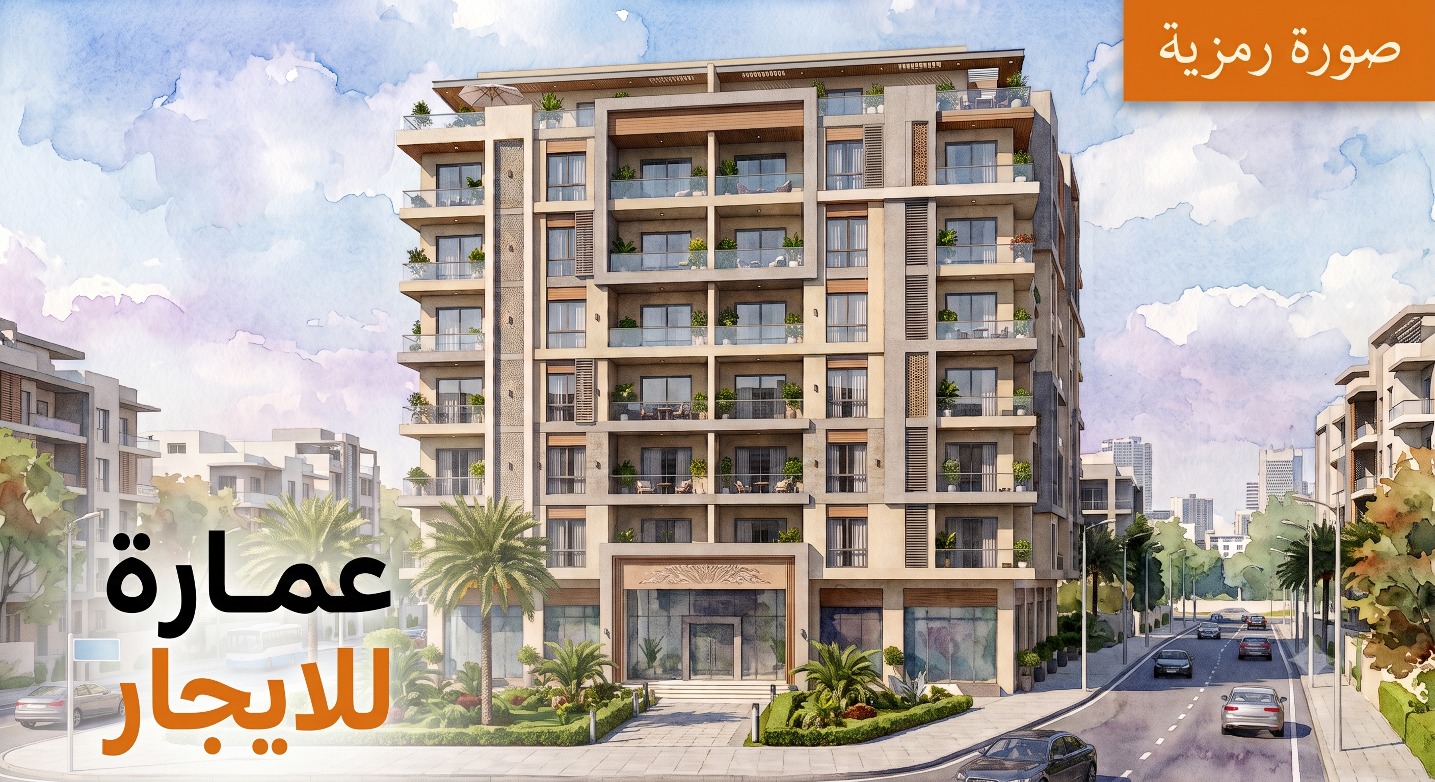 للايجار 3 عمارات بالمهبوله 1