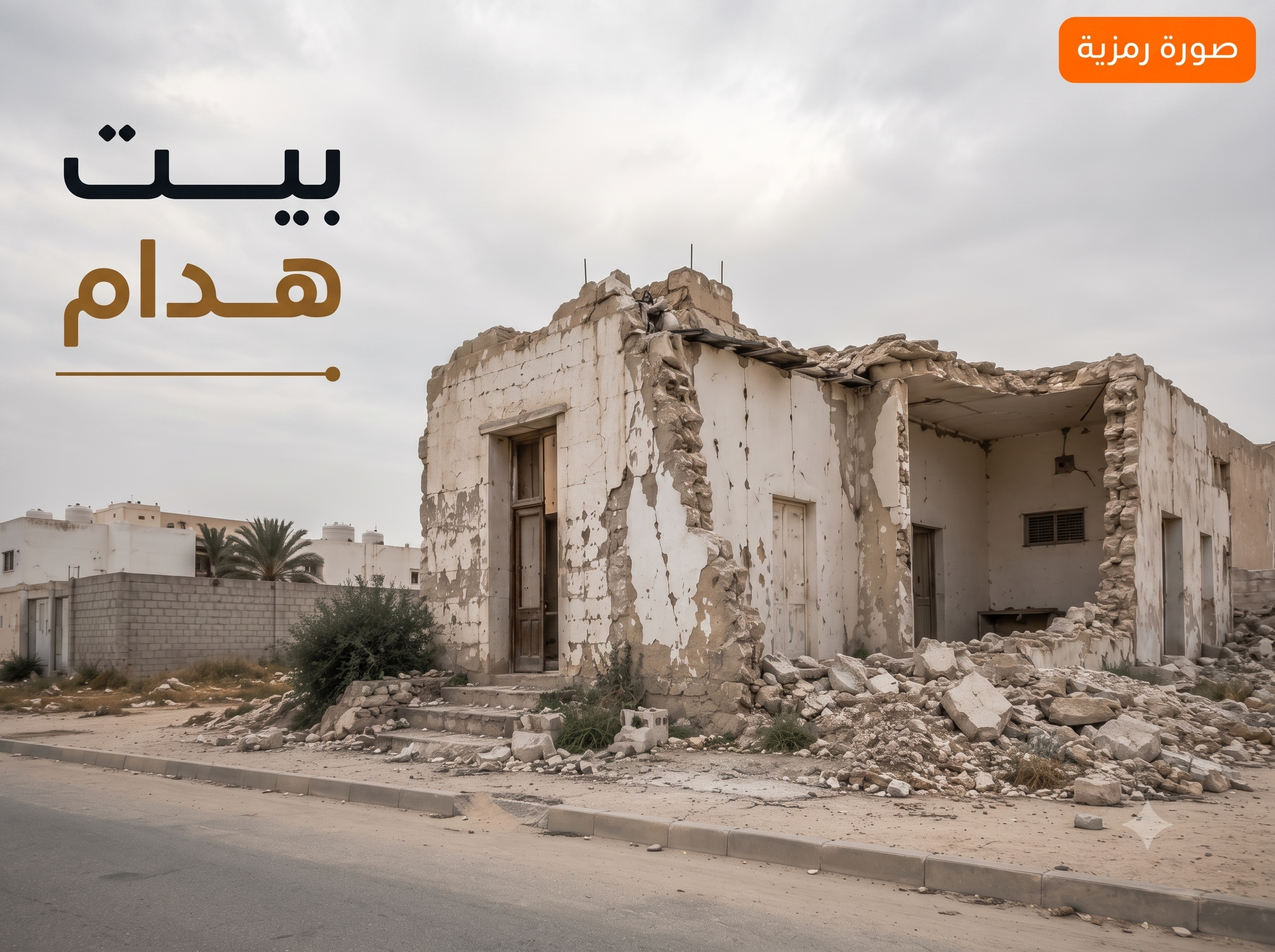 بيت هدام للبيع فى الرميثيه 1