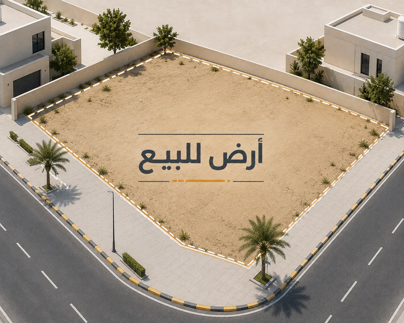 ارض زاوية للبيع فى المسايل 1