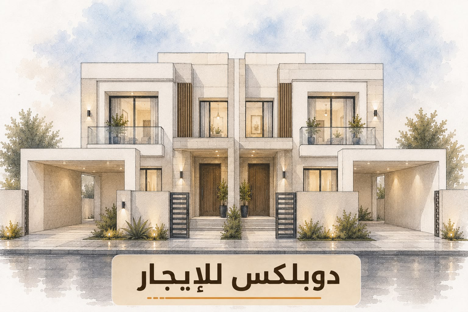 للايجار دوبلكس فى جابر الاحمد 1