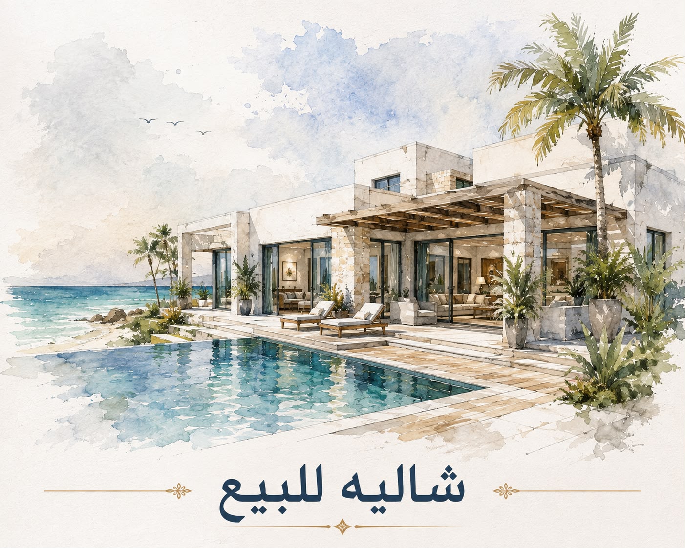 شاليه للبيع فى البحرية عالخور مباشرة 1