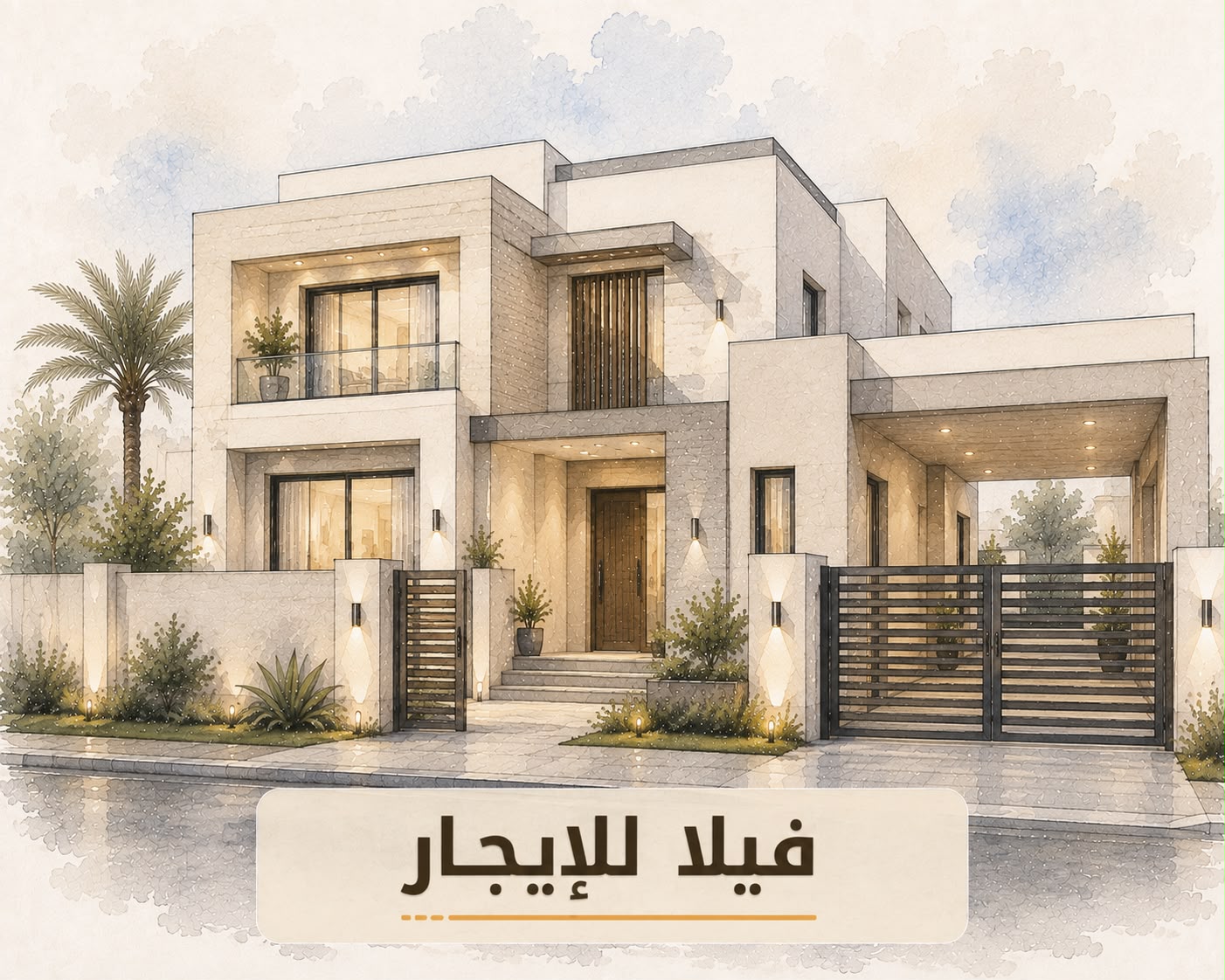 فيلا للايجار في الجابرية 1