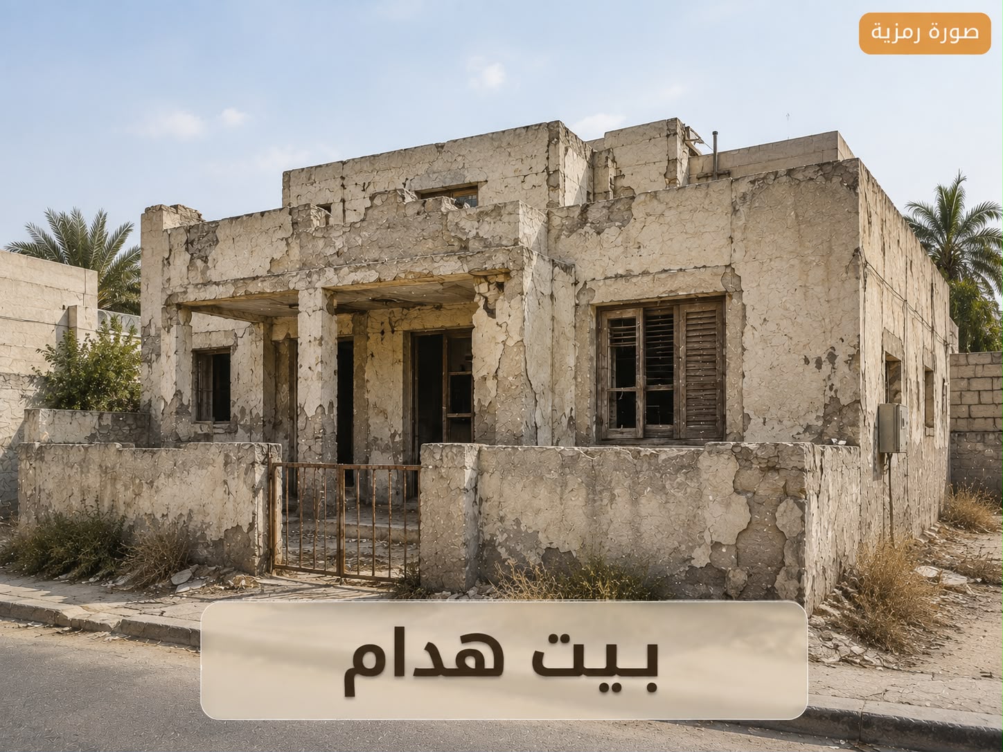 للبيع هدام قديم بالرميثيه تسليم فوري 1