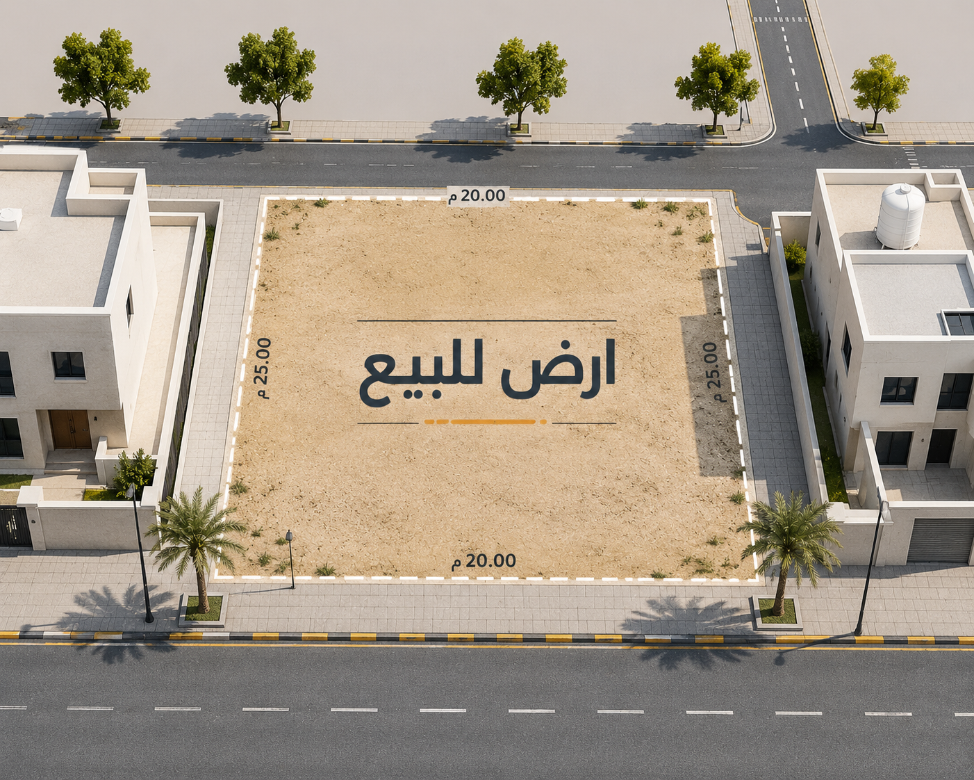 للبيع أرض بطن و ظهر بالسلام مقابل مواقف 1