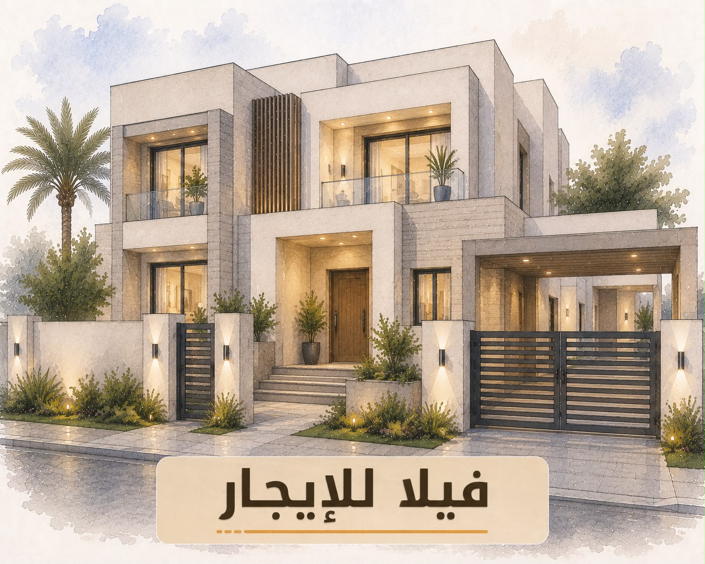 فيلا للإيجار فى ابوفطيره من 5 غرف 1