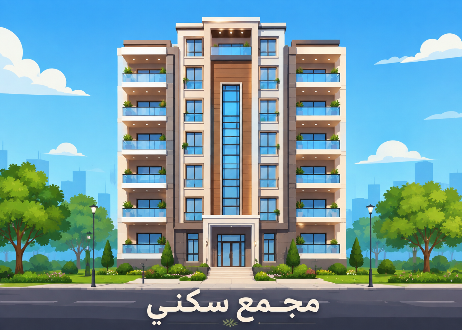 للبيع مجمع في صباح السالم من 6 عمارات 1
