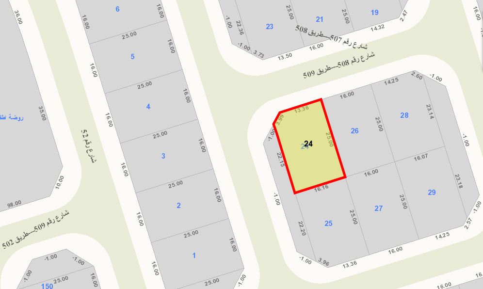 أرض للبيع فى الفنيطيس قرب الخدمات 2