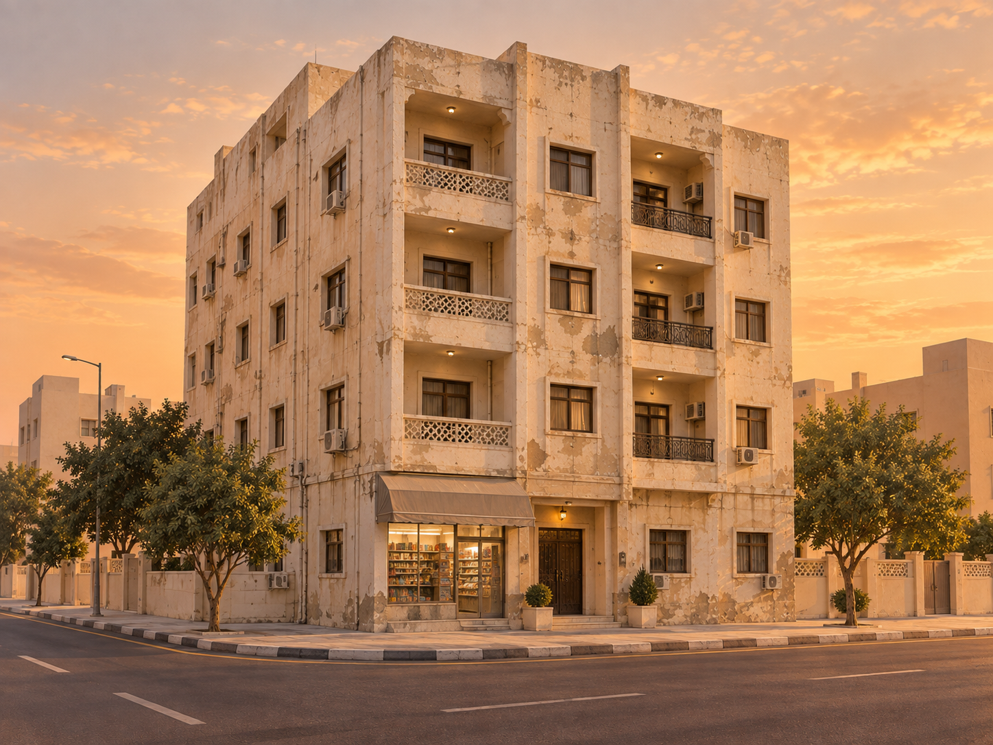 عمارة قديمة للبيع فى شرق زاوية 1