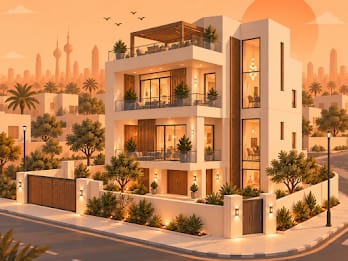 للبيع بغرب عبدالله المبارك قسيمة زاوية وارتداد 1