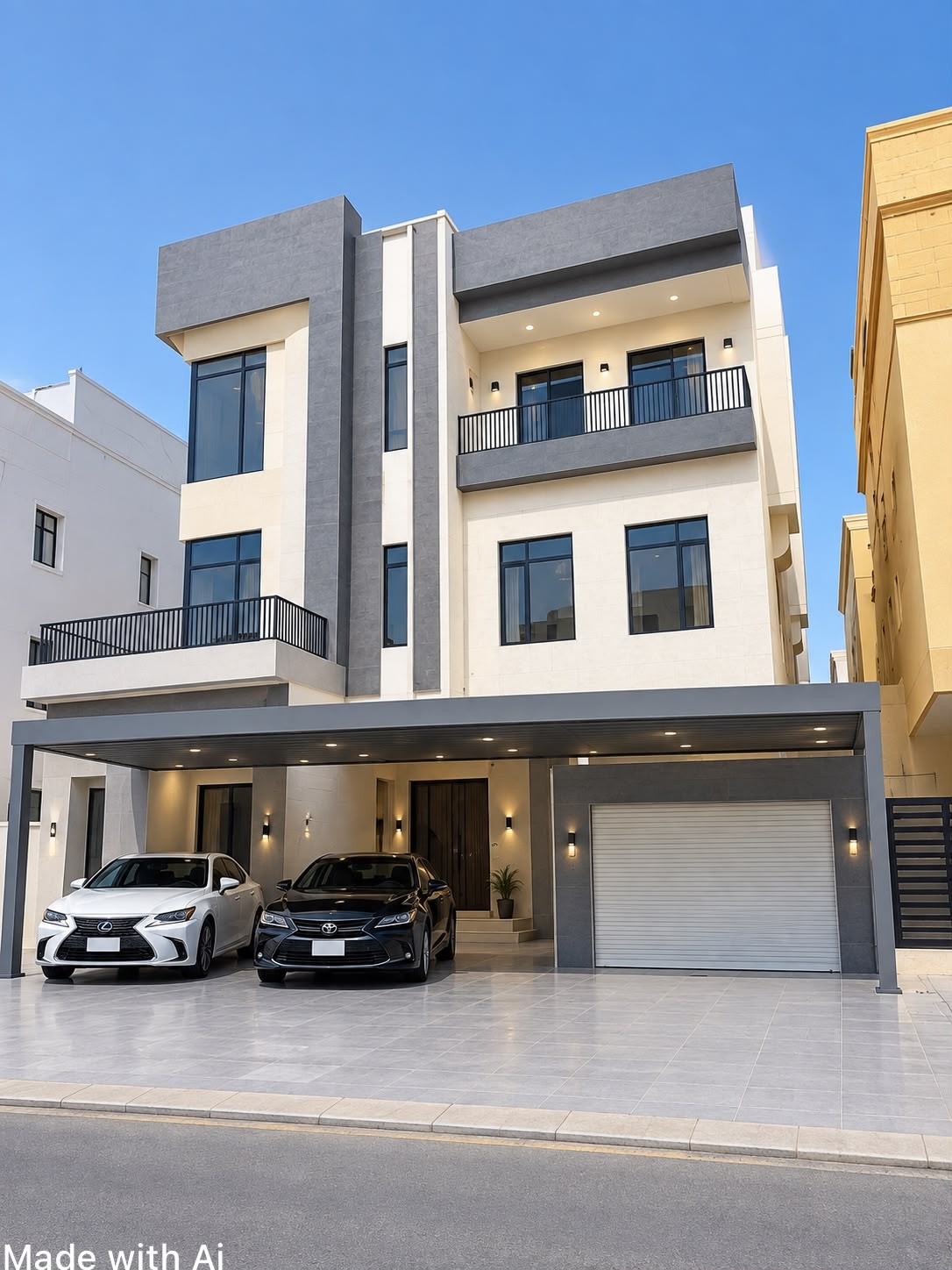 فيلا للبيع بجنوب عبدالله المبارك شارع وأرتداد 1