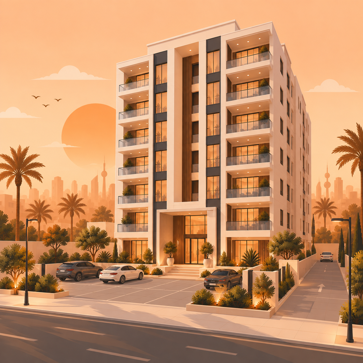 للبيع عماره زاوية مدخول في الفروانيه 1