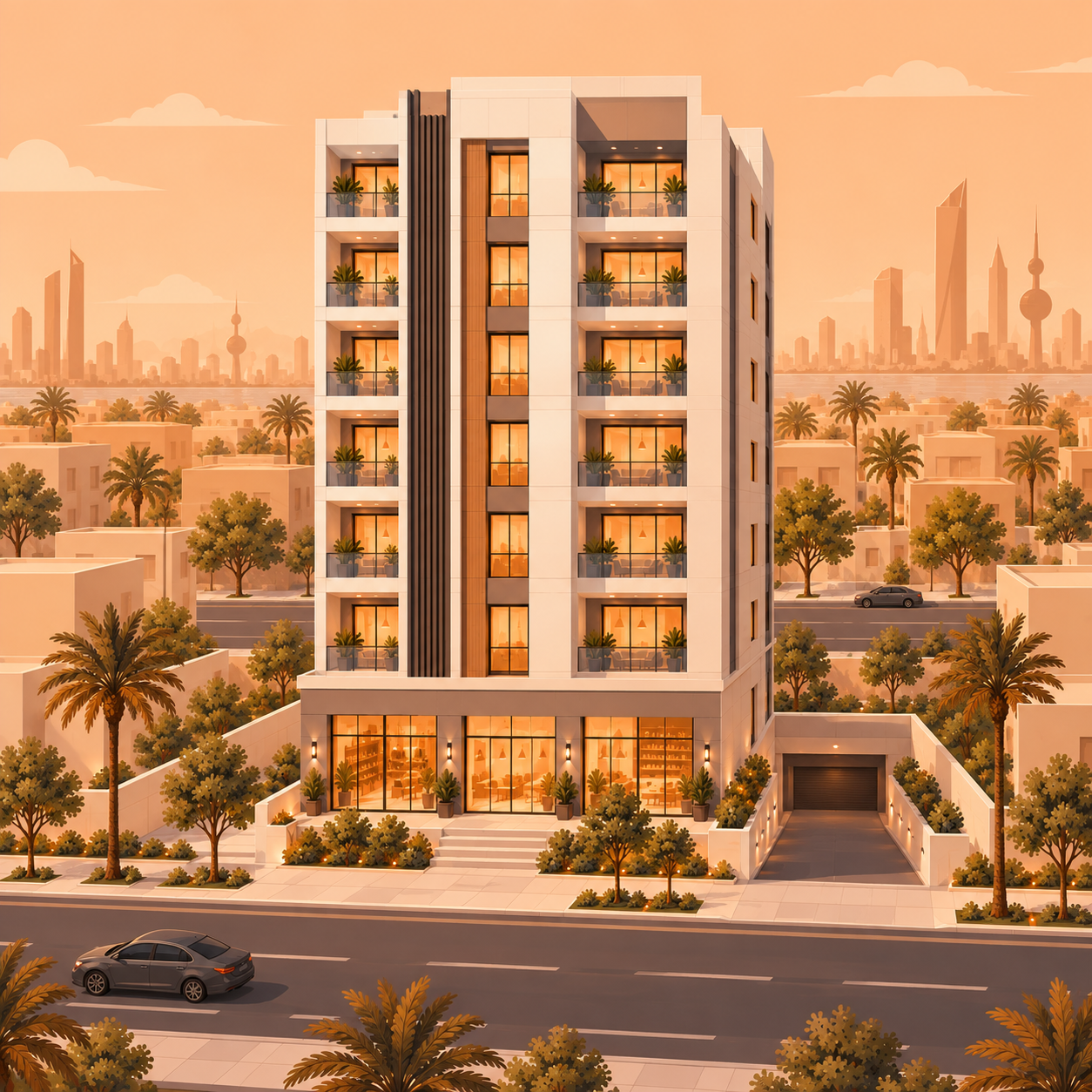 للبيع عمارة استثمارية فى السالمية بطن وظهر 1