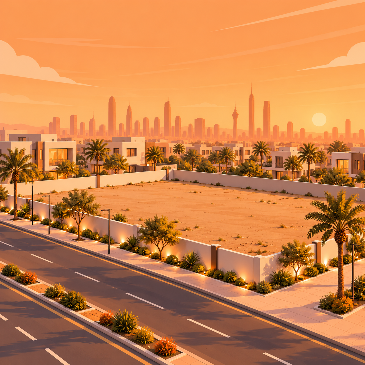 أرض في جنوب خيطان للبدل مع طلب 1