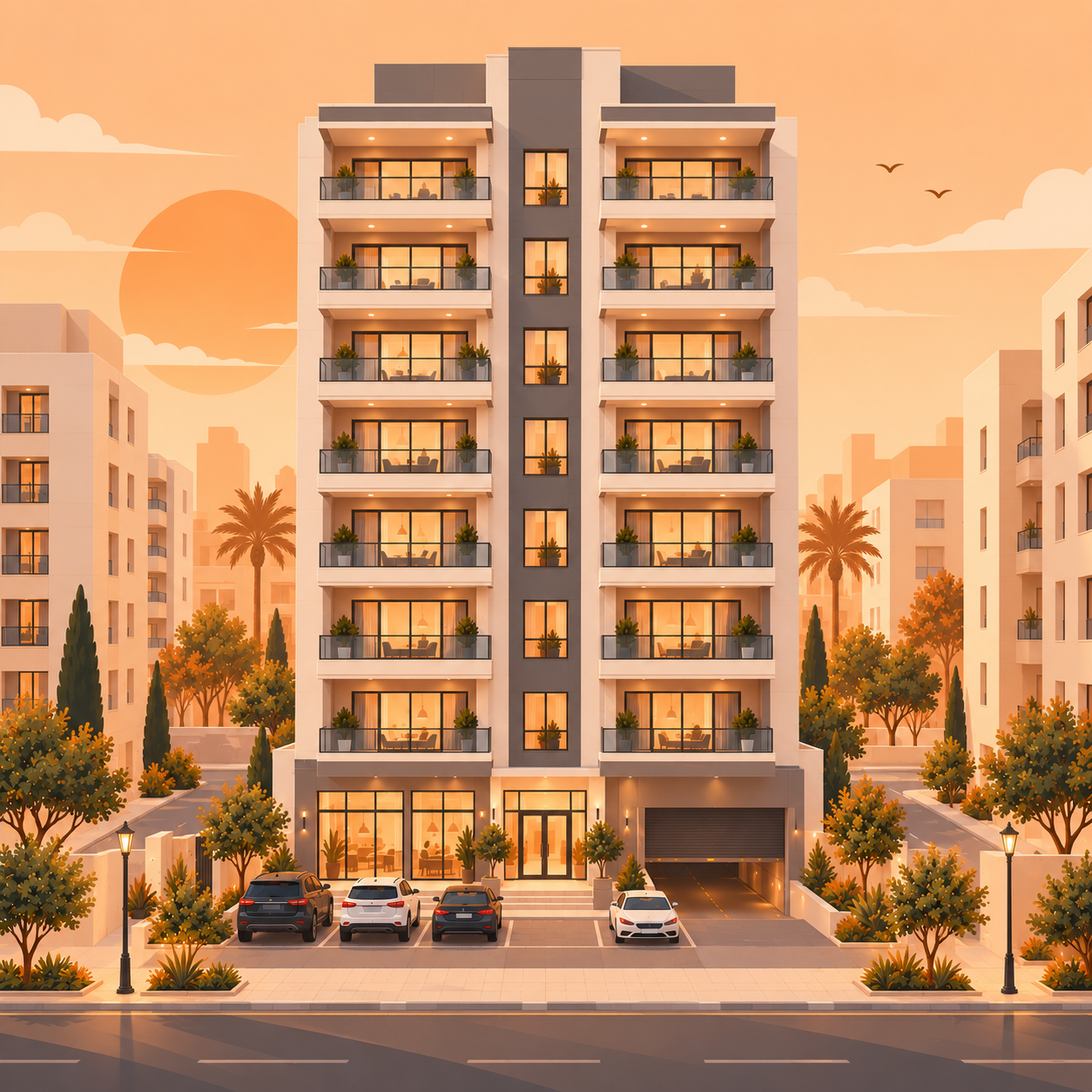 للبيع عماره جديدة في خيطان 1