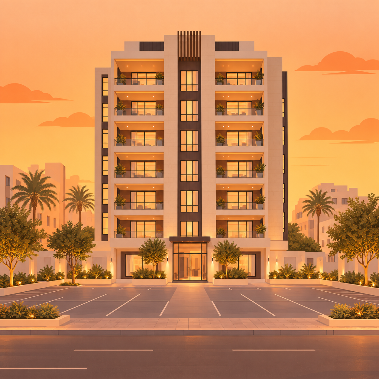 للبيع عمارة في السالمية شارع وسكة جانبية 1
