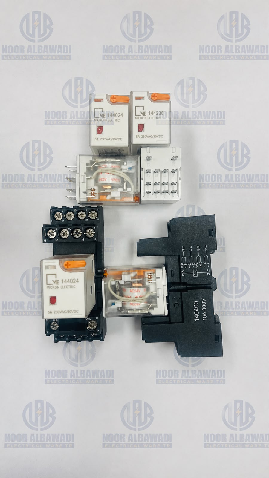 Micron Plug-In Relays with LED & Test Button