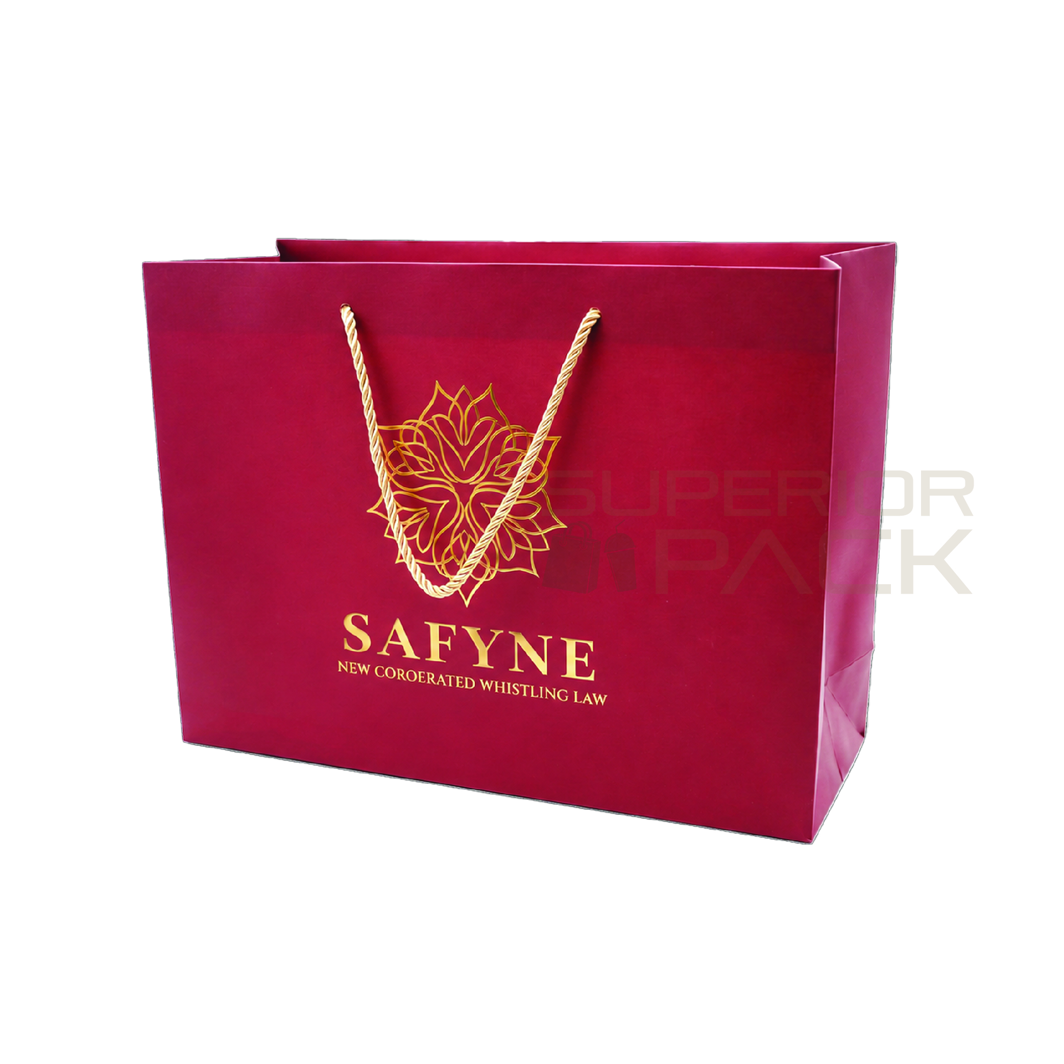 Custom Luxury Safyne Shopping Bag 