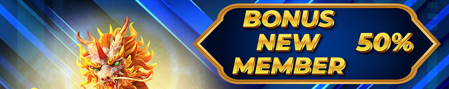 BONUS NEW MEMBER 50%