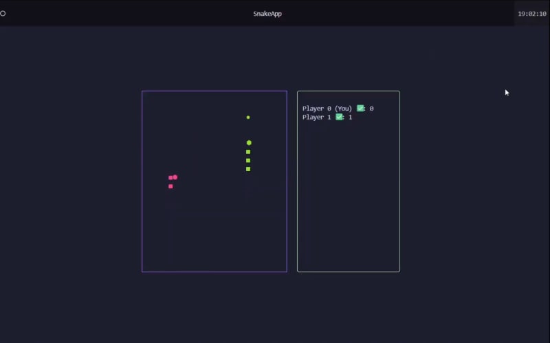 Preview of Snake Food Game