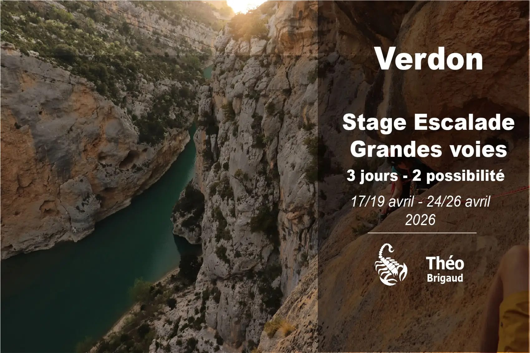 Stage Verdon avril 2026