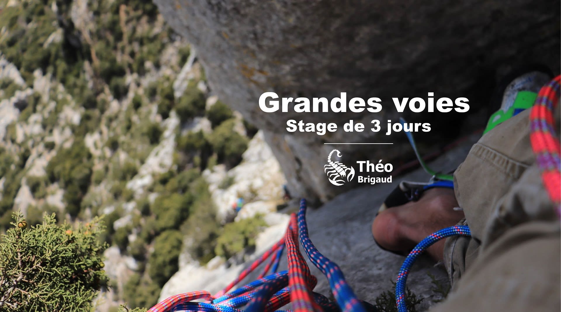 Stage grande voie escalade