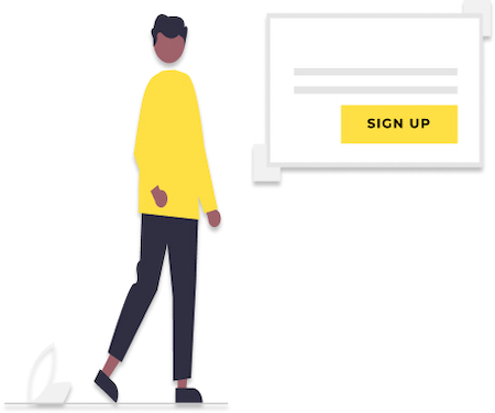 sign up illustration