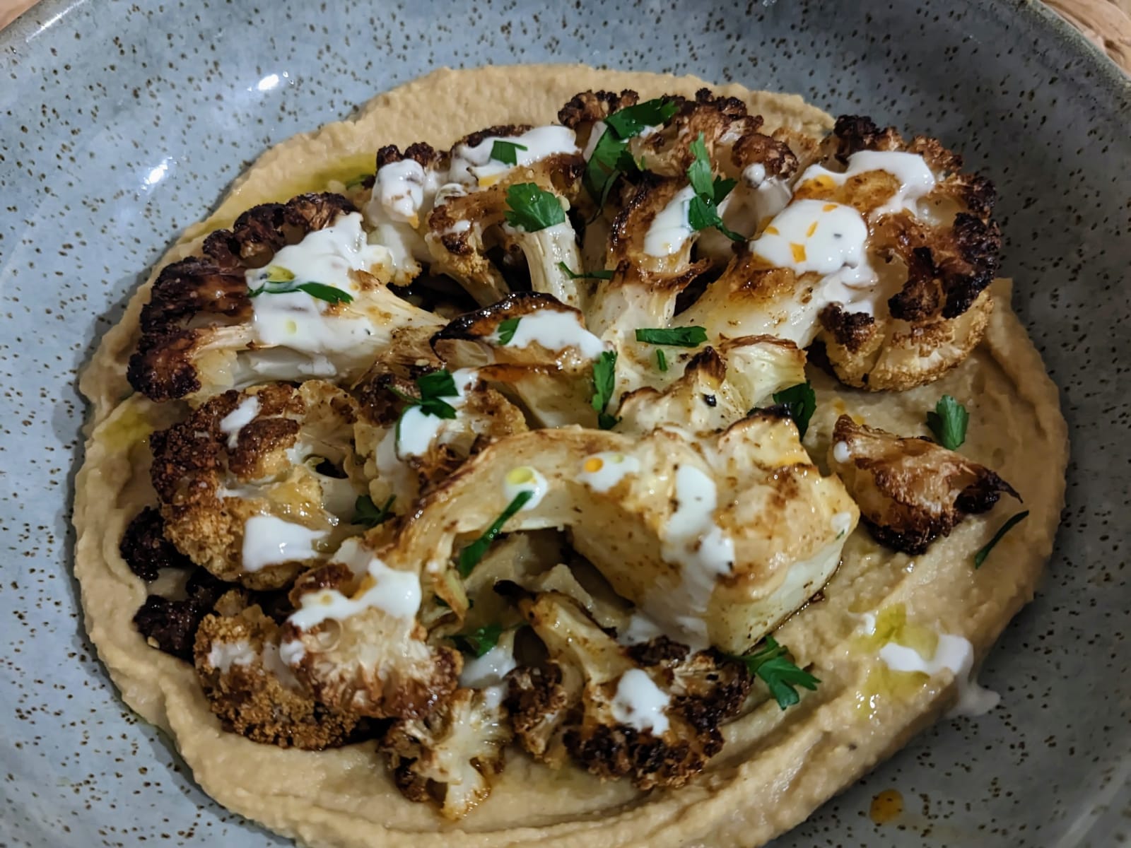 Roasted Cauliflower Hummus