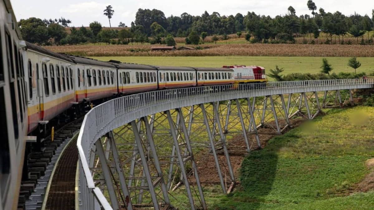 Photo of a Kenya Railways Safari train. /FACEBOOK