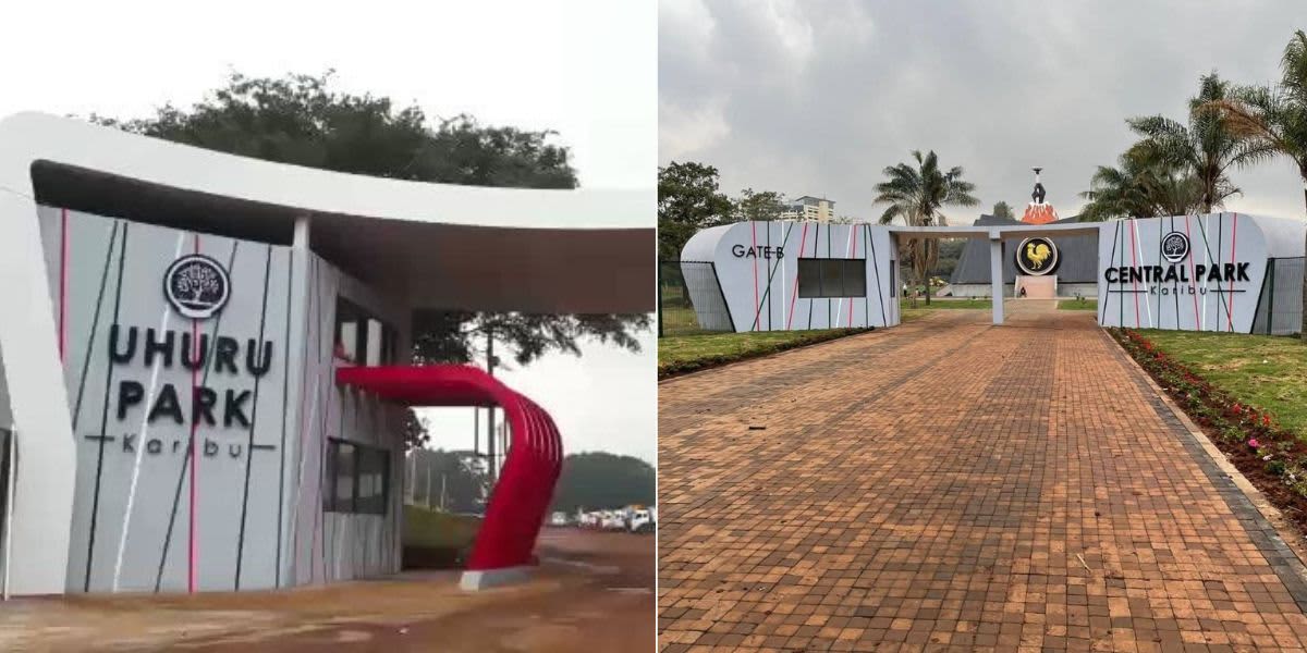 Collage of Uhuru and Central Parks in Nairobi. /VANTAGE KE