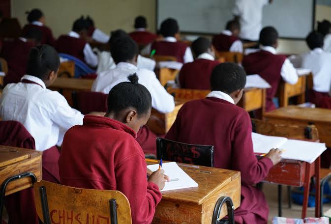 Photo of students in a classroom. /FRIENDS OF NGONG ROAD