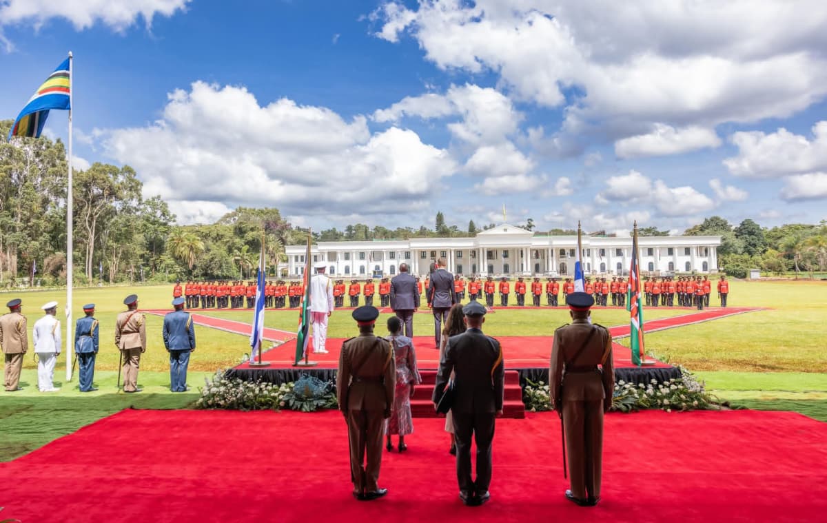President William Ruto when he hosted President of Finland, Alexander Stubb at State House, Nairobi on May 12, 2025. /PCS