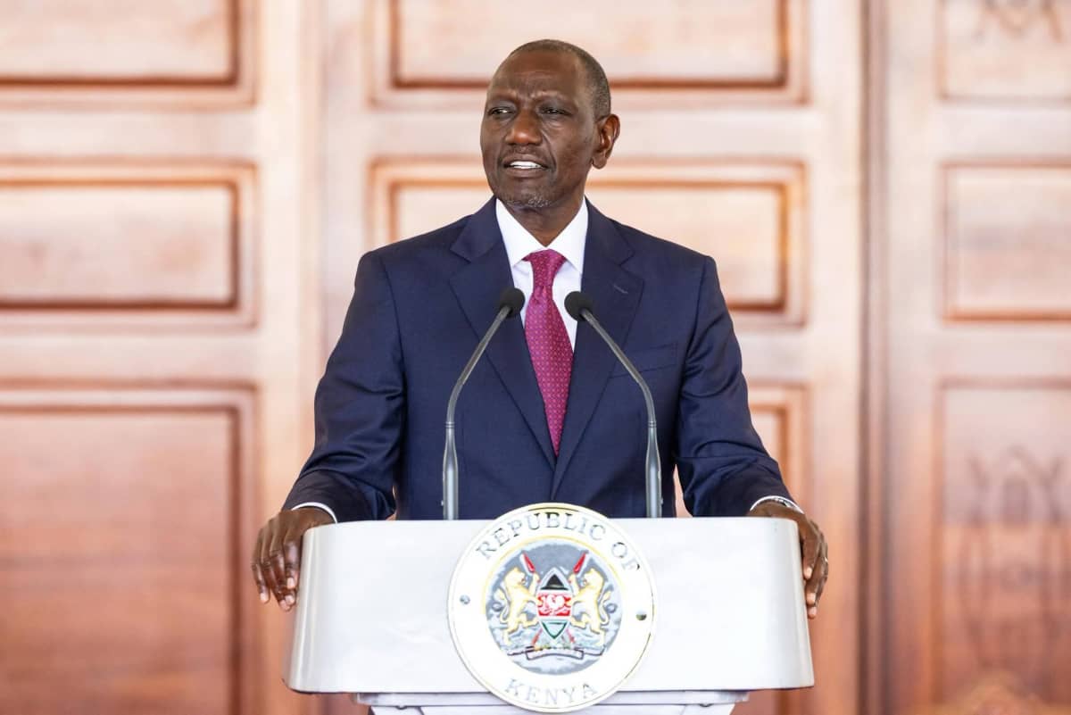 President William Ruto speaking at State House, Nairobi on July 21, 2026