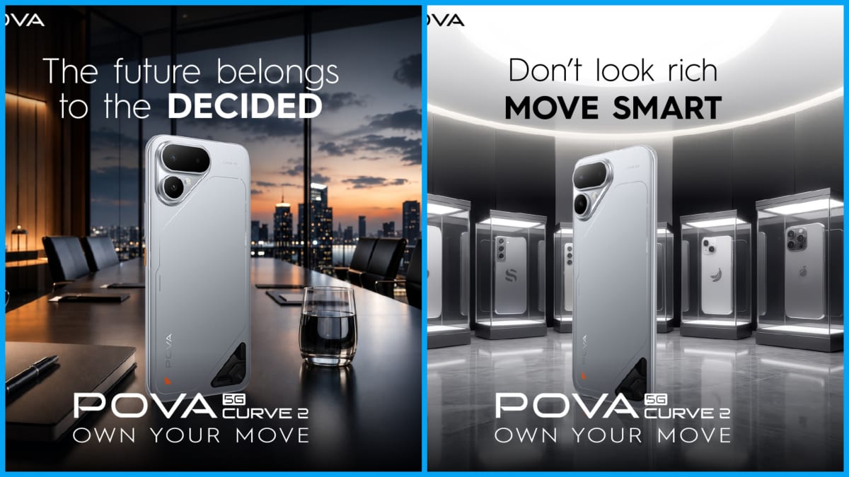Photo collage of the TECNO POVA Curve 2 5G