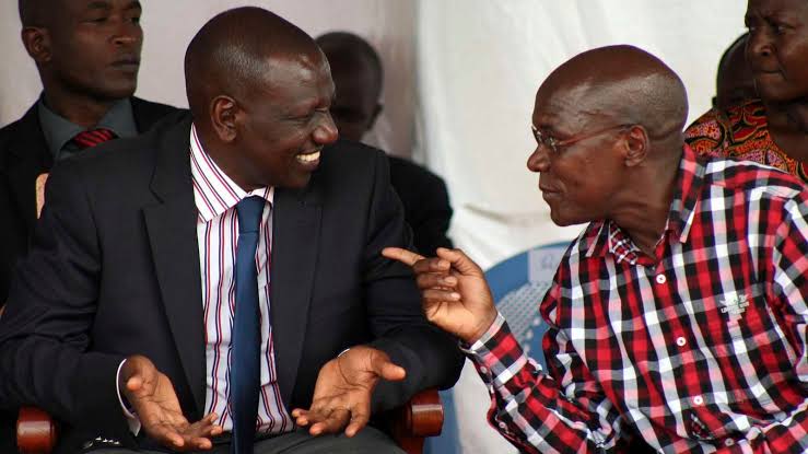 Then Deputy President William Ruto and Senator Boni Khalwale at a past function in 2015. /NATION MEDIA GROUP