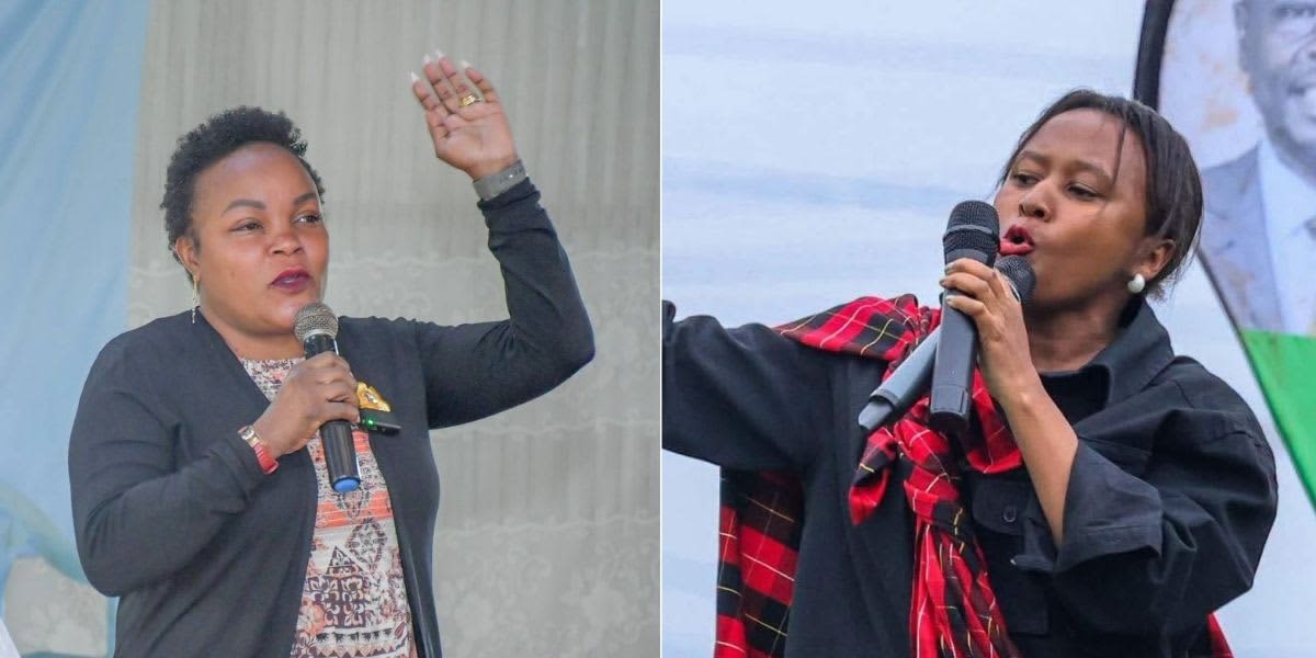 Side by side image of Wangui Ngirici and Kirinyaga Woman Representative Njeri Maina. /WANGUI NGIRICI.NJERI MAINA